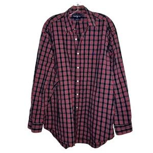 Ralph Lauren Blake Button Up Shirt Tartan Heritage Plaid sz L